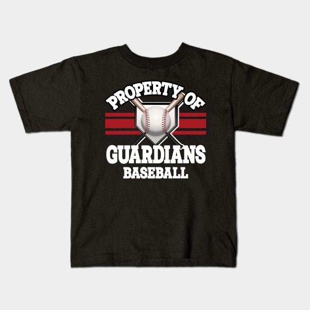 Proud Name Guardians Graphic Property Vintage Baseball Kids T-Shirt by WholesomeFood